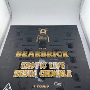 bearbrick extracts exotic live resin crumble