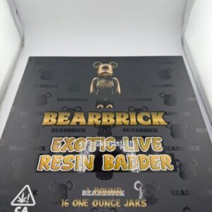 bearbrick extracts exotic live resin badder